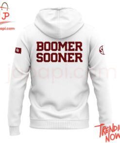 Make every step count with 3 Coach Patty Gasso Oklahoma Sooners Zip Hoodie.