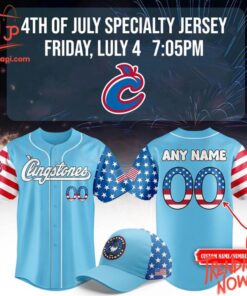 High-quality product with unique design – Columbus Clingstones Th Of July Jersey