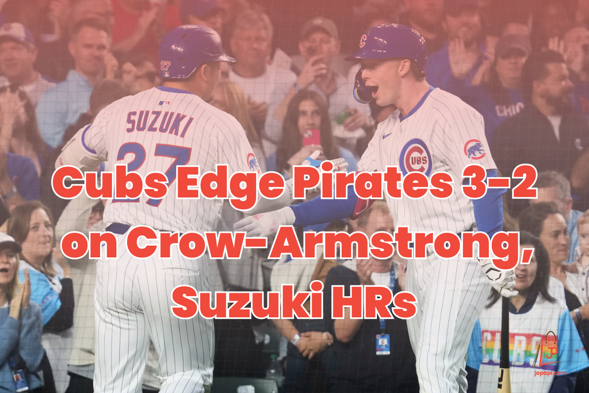 Stylish and comfortable printed clothing – Cubs Edge Pirates Behind Home Runs From Crow Armstrong And Suzuki