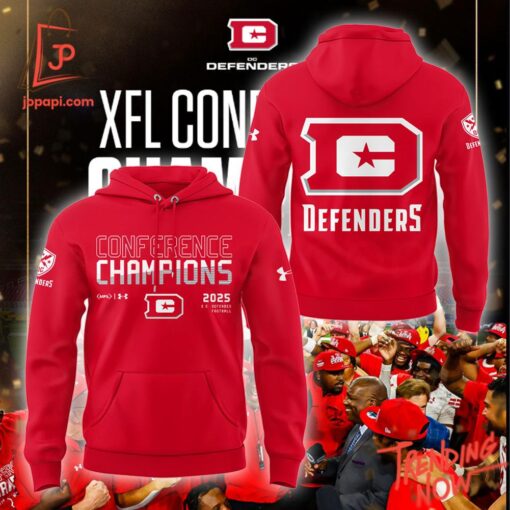 High-quality product with unique design – D C Defenders X Commander In Chief Of The Xfl Conference Hoodie