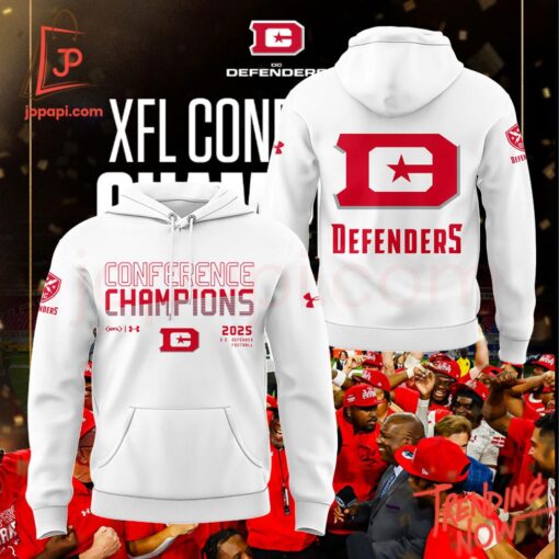 High-quality product with unique design – D C Defenders X Commander In Chief Of The Xfl Conference Hoodie