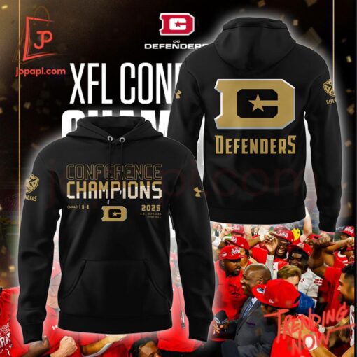 High-quality product with unique design – D C Defenders X Commander In Chief Of The Xfl Conference Hoodie