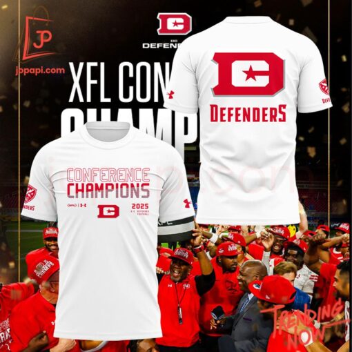 High-quality product with unique design – D C Defenders X Commander In Chief Of The Xfl Conference Shirt