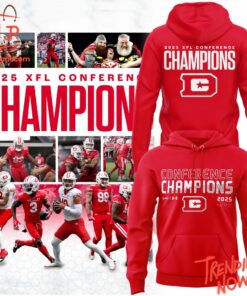 Stylish and comfortable printed clothing – Dc Defenders Xfl Conference Champs Hoodie