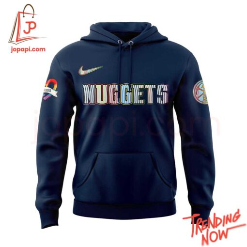 3D graphic 2 Denver Nuggets Lgbtq Pride 2025 Hoodie with bold design