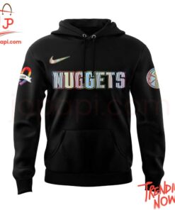 3D graphic 5 Denver Nuggets Lgbtq Pride 2025 Hoodie with bold design