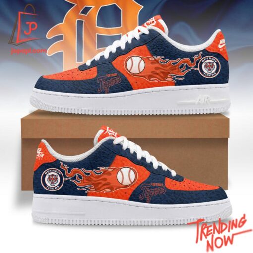 Bold and stylish casual wear – Detroit Tigers Air Force Shoes