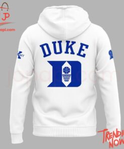 3D graphic 3 Duke Blue Devils Coach Jon Scheyer Duke Win Everything Hoodie with bold design