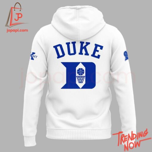 3D graphic 3 Duke Blue Devils Coach Jon Scheyer Duke Win Everything Hoodie with bold design