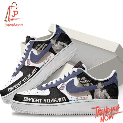 Make every step count with 3 Dwight Yoakam Cosmic Roundup & Rodeo Air Force 1 Shoes.