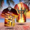 High-quality product with unique design – Firepower Judas Priest Hawaiian Shirt