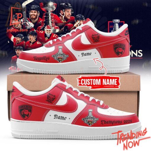 High-quality product with unique design – Florida Panthers Stanley Cup Champs Air Force Shoes
