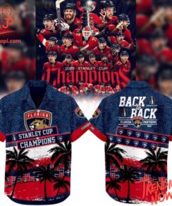 High-quality product with unique design – Florida Panthers Stanley Cup Champs Hawaiian Shirt