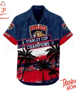 High-quality product with unique design – Florida Panthers Stanley Cup Champs Hawaiian Shirt
