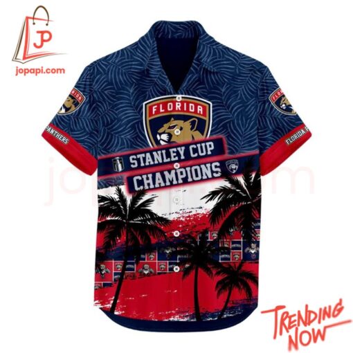 High-quality product with unique design – Florida Panthers Stanley Cup Champs Hawaiian Shirt