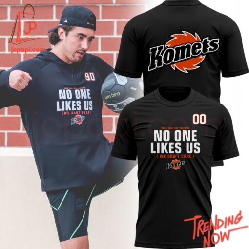 3D graphic Fort Wayne Komets No One Likes Us Shirt 2 Jpg with bold design