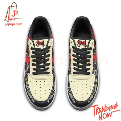 Make every step count with 2 Ghost Band The Future Is A Foreign Land Air Force 1 Shoes.
