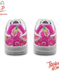 Make every step count with 3 Grateful Dead Keep On Truckin Air Force 1 Shoes.