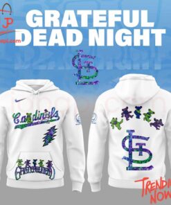 Stylish and comfortable printed clothing – Grateful Dead Night St Louis Cardinals Hoodie