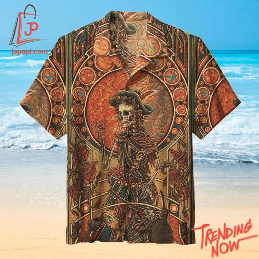 Comfortable Grateful Dead Skull Hawaiian Shirt with eye-catching graphic