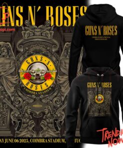 Bold and stylish casual wear – Guns N Roses World Tour To Portugal Hoodie Jpg