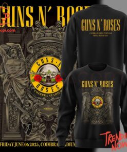 Bold and stylish casual wear – Guns N Roses World Tour To Portugal Hoodie Jpg