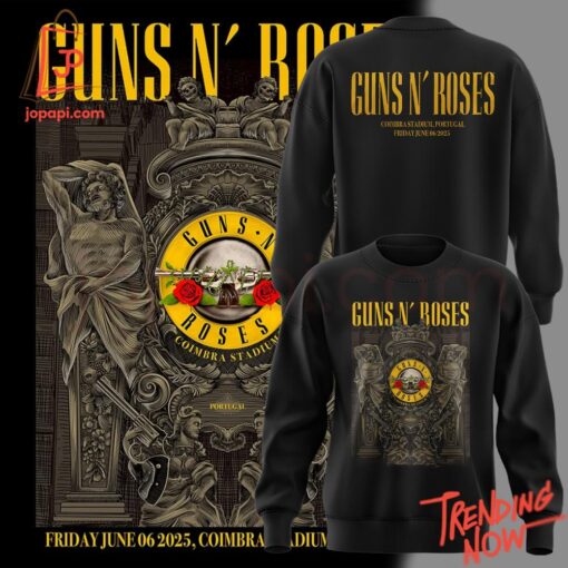 Bold and stylish casual wear – Guns N Roses World Tour To Portugal Hoodie Jpg