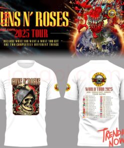 High-quality product with unique design – Guns N' Roses Hekvetili Park Concert Shirt