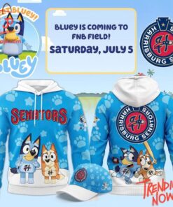High-quality product with unique design – Harrisburg Senators Bluey Hoodie