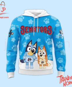 High-quality product with unique design – Harrisburg Senators Bluey Hoodie