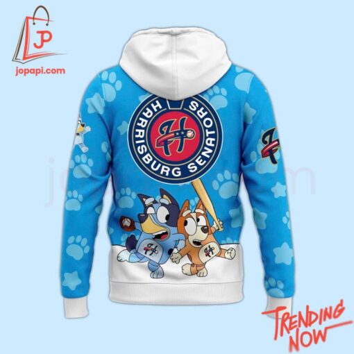 High-quality product with unique design – Harrisburg Senators Bluey Hoodie