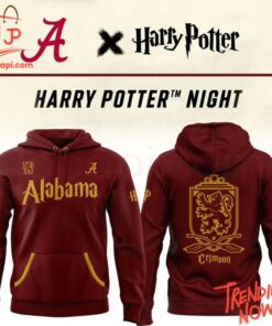 Stylish and comfortable printed clothing – Harry Potter Alabama Crimson Tide Hoodie