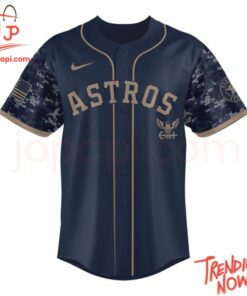 Bold and stylish casual wear – Houston Astros Armed Forces Day Baseball Jersey