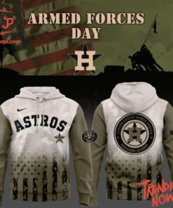 3D graphic 1 Houston Astros Armed Forces Day 2025 Hoodie with bold design