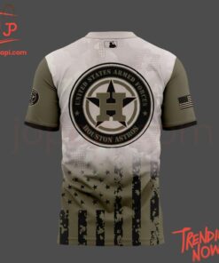 3D graphic 4 Houston Astros Armed Forces Day 2025 Hoodie with bold design
