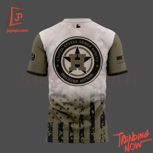 3D graphic 4 Houston Astros Armed Forces Day 2025 Hoodie with bold design