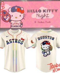 High-quality product with unique design – Houston Astros Hello Kitty Night Lgbt Jersey