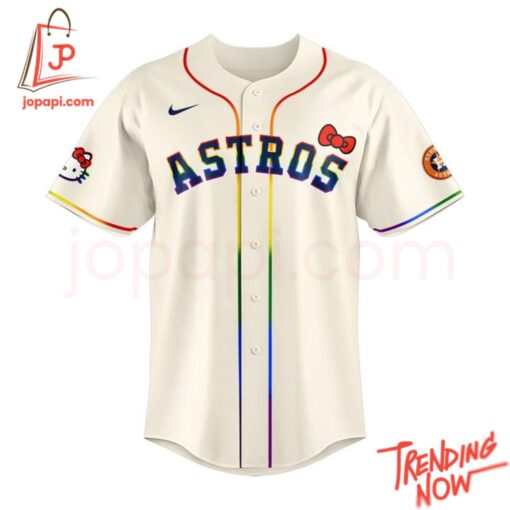 High-quality product with unique design – Houston Astros Hello Kitty Night Lgbt Jersey