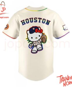High-quality product with unique design – Houston Astros Hello Kitty Night Lgbt Jersey