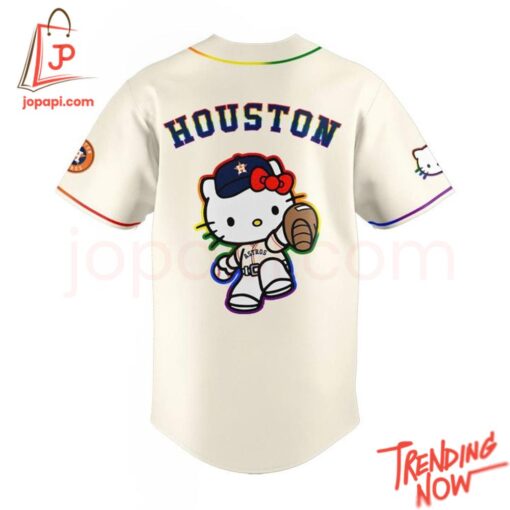 High-quality product with unique design – Houston Astros Hello Kitty Night Lgbt Jersey
