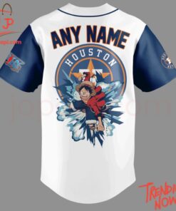 Bold and stylish casual wear – Houston Astros Luffy One Piece Jersey