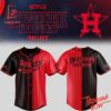 Bold and stylish casual wear – Houston Astros Stranger Things Baseball Jersey