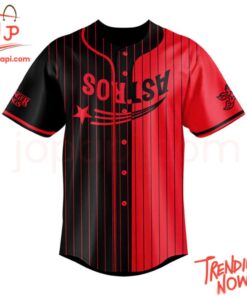 Bold and stylish casual wear – Houston Astros Stranger Things Baseball Jersey
