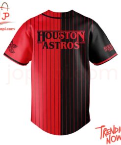 Bold and stylish casual wear – Houston Astros Stranger Things Baseball Jersey