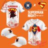 3D graphic 1 Houston Astros Superman Night Baseball Jersey with bold design