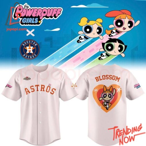 High-quality product with unique design – Houston Astros The Powerpuff Girls Jersey