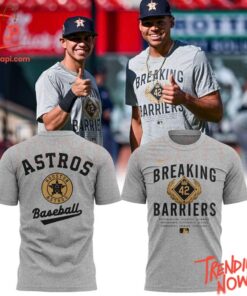 High-quality product with unique design – Houston Astros Ackie Robinson Black Breakin Barriers Legend Shirt