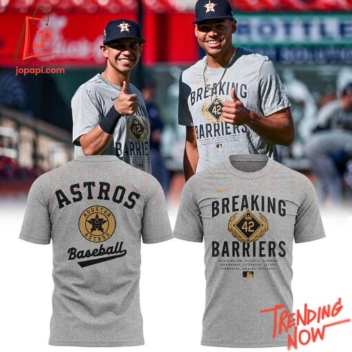 High-quality product with unique design – Houston Astros Ackie Robinson Black Breakin Barriers Legend Shirt