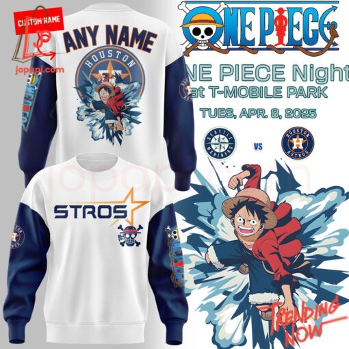 Bold and stylish casual wear – Houston Astros X One Piece Sweat Hoodie