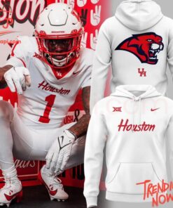 High-quality product with unique design – Houston Cougars Uniform Old Logo Hoodie